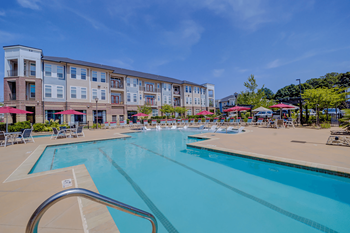 Resort style swimming pool
